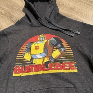 Bumblebee Graphic Grey Hoodie by Hasbro